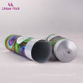 eco friendly white PE plastic cosmetic packaging eye cream tube with screw  BB hand cream skin care containers